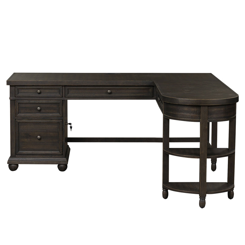 Harvest Home - L Shaped Desk - Chalkboard