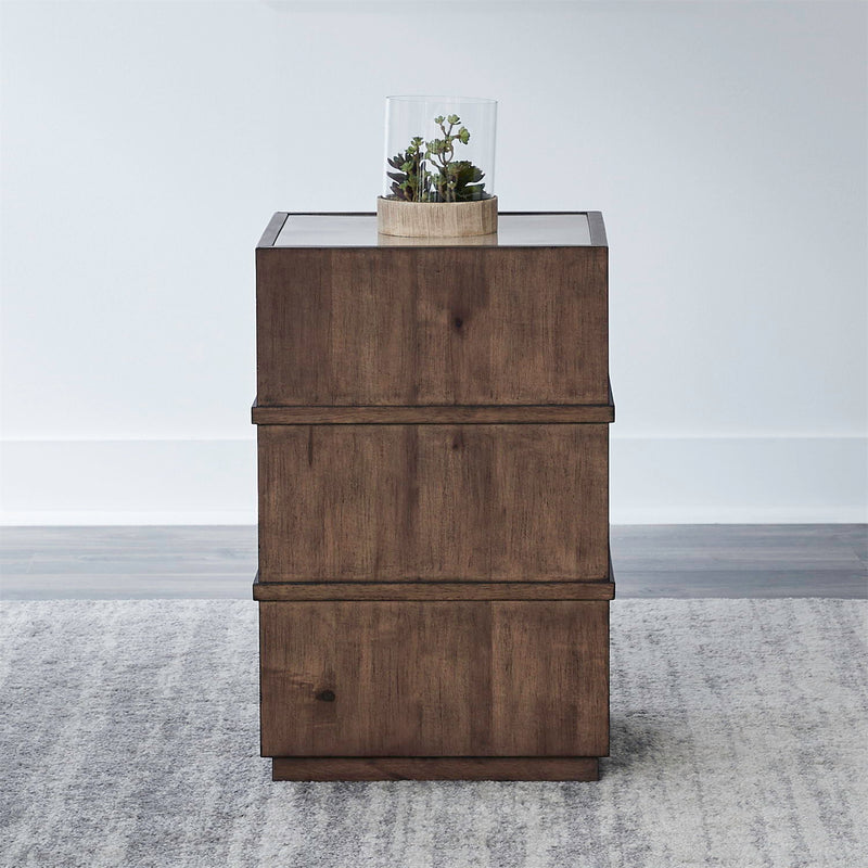 Shaker Lakes - Chairside Table - Harvest Brown