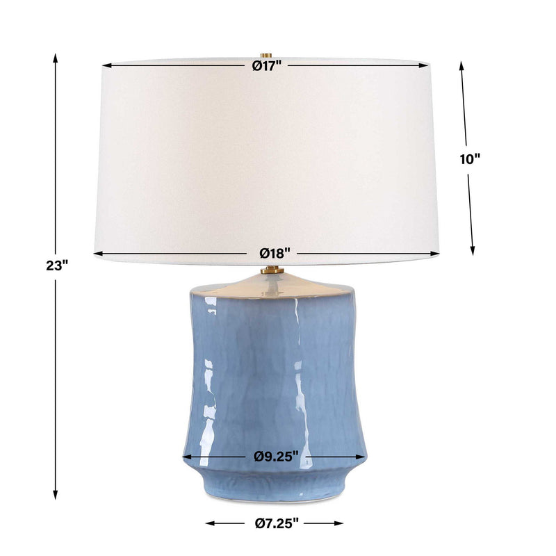 Kamara - Powder Table Lamp - Blue