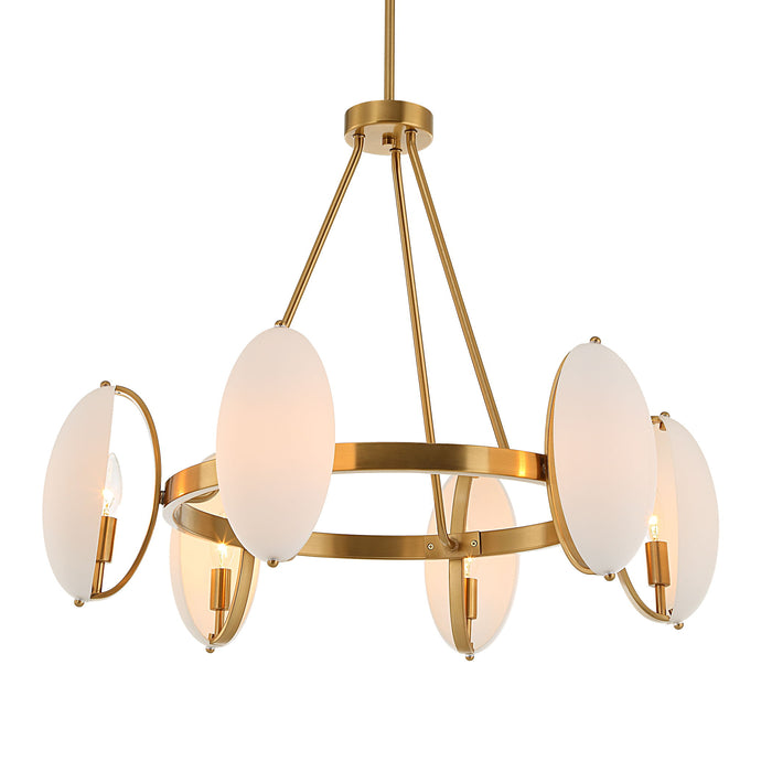 Oviform - 6 Light Round Chandelier