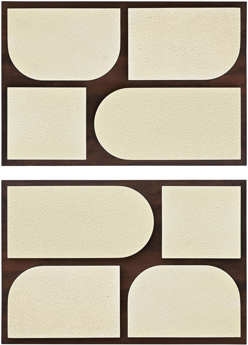 Icon - Mango Wood 2 Piece Wall Art