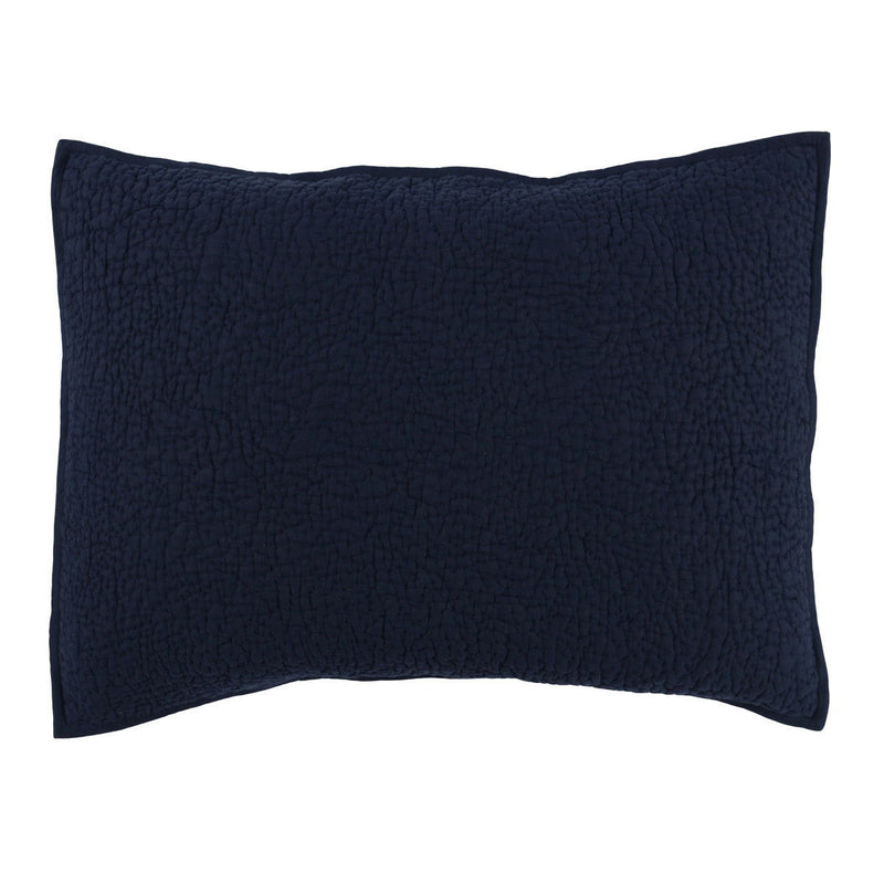 Elara - King Sham - Indigo
