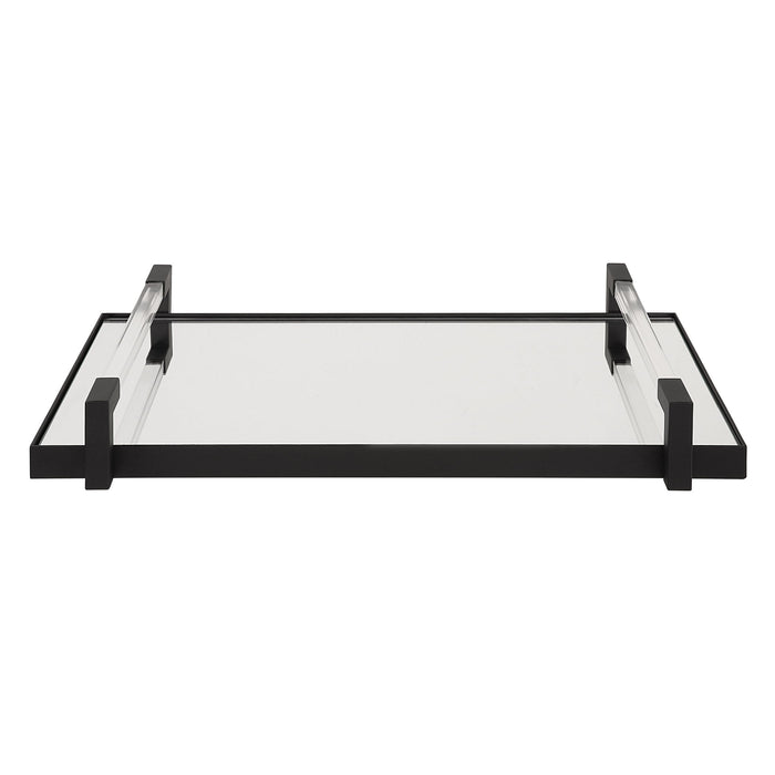 Deki - Mirrored Tray - Black