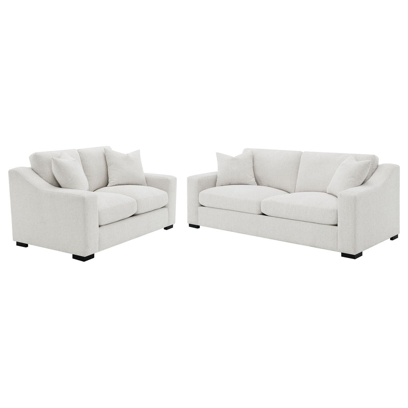 Chelan - Upholstered Track Arm Sofa Set With Curved Arms