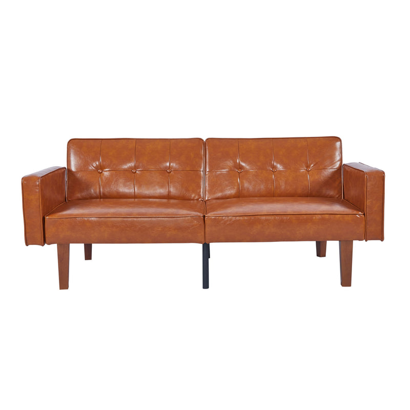 3 Position Split Back Futon Sofa Bed For Living Room