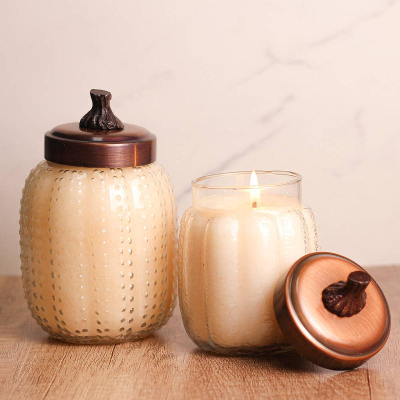 Pumpkin Swirl – 15oz Pumpkin Fall Scented Jar Candle