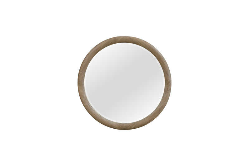 Pagosa - Round Mirror - English Knotty Oak