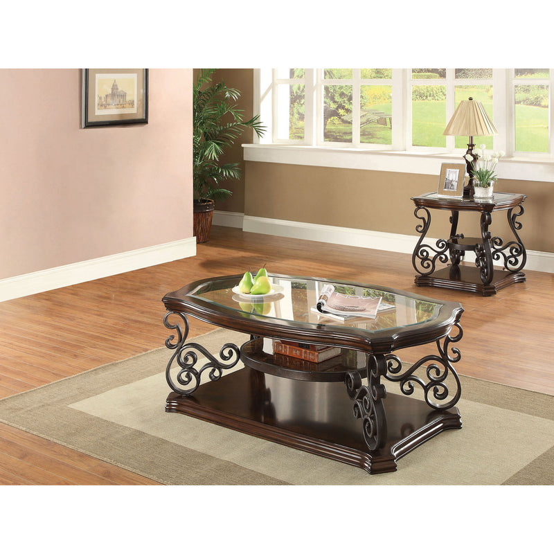 Arrize - Coffee And End Table Set With Scroll Legs