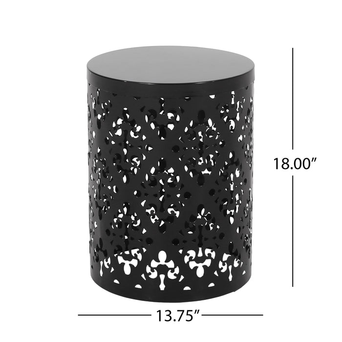 Outdoor Metal Modern Design End Table