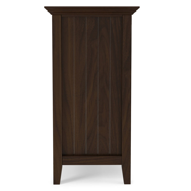 Bedford - Tall TV Media Stand - Dark Tobacco Brown