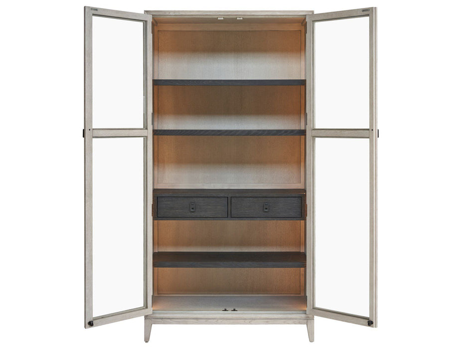 Coalesce - Canseco Display Cabinet - Pearl Silver