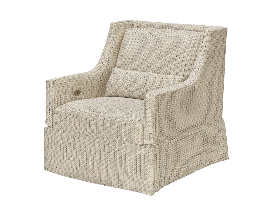 Hudson - Skirted Recliner, Special Order - Beige