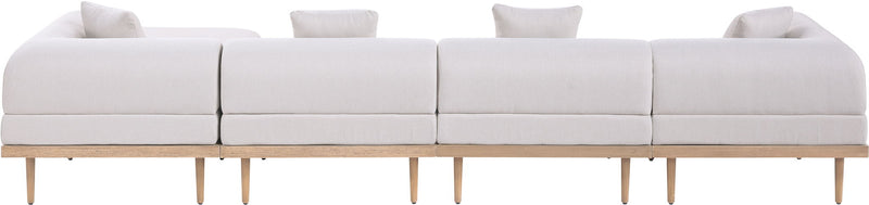 Laguna - 5 Piece 106.5" Upholstered Outdoor Patio Modular Sectional