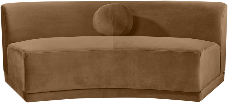Avra - Velvet Performance Fabric Upholstered Armless Sofa