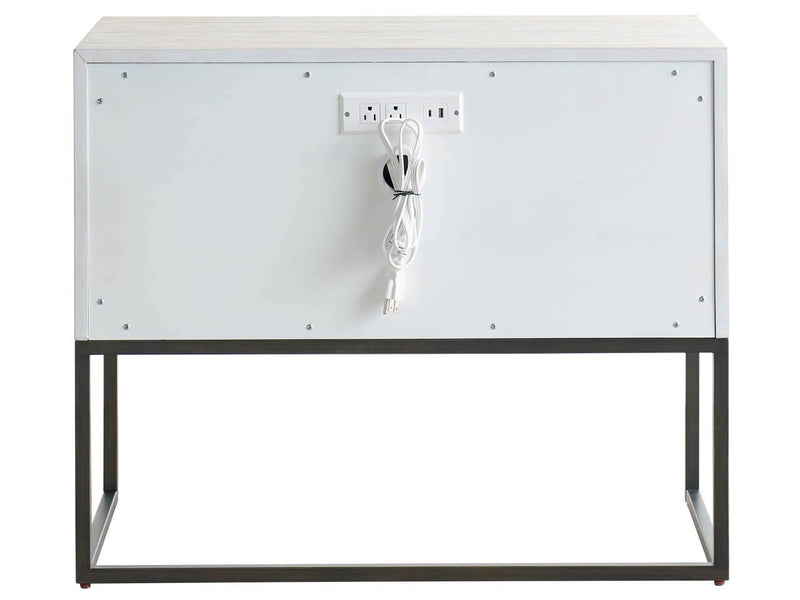 Dwell - Metal Base Nightstand