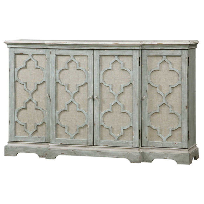 Sophie - 4 Door Cabinet - Gray