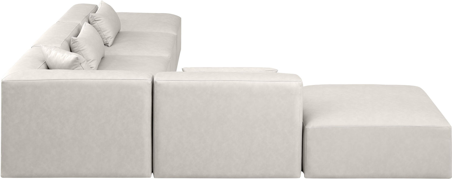 Cube - 6 Piece Modular Corner Armless Sectional