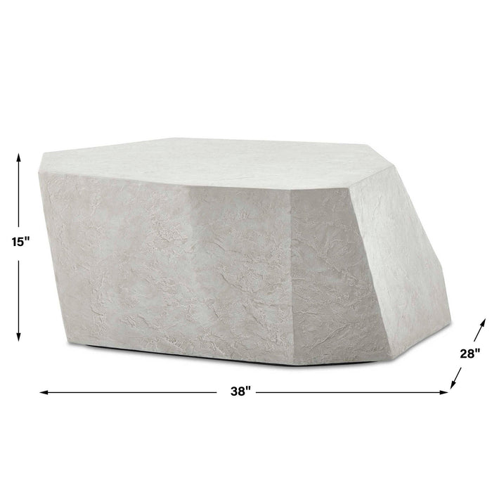 Parra - Outdoor Coffee Table - Limestone
