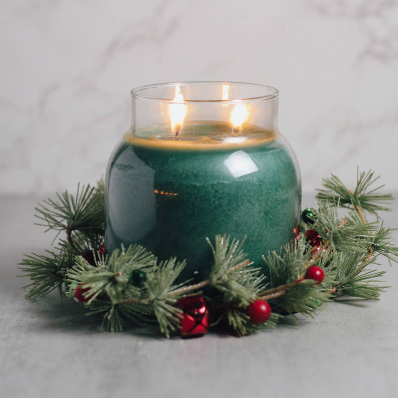 Pine Berry &  Jingle Bells Candle Ring