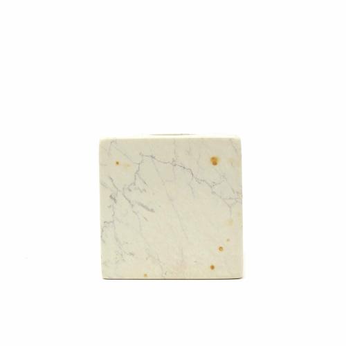 Cube Soapstone Candle Holder Set of 2