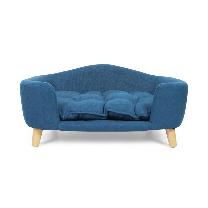 Elevated Dog Bed Frame For Small Dogs - Navy Blue