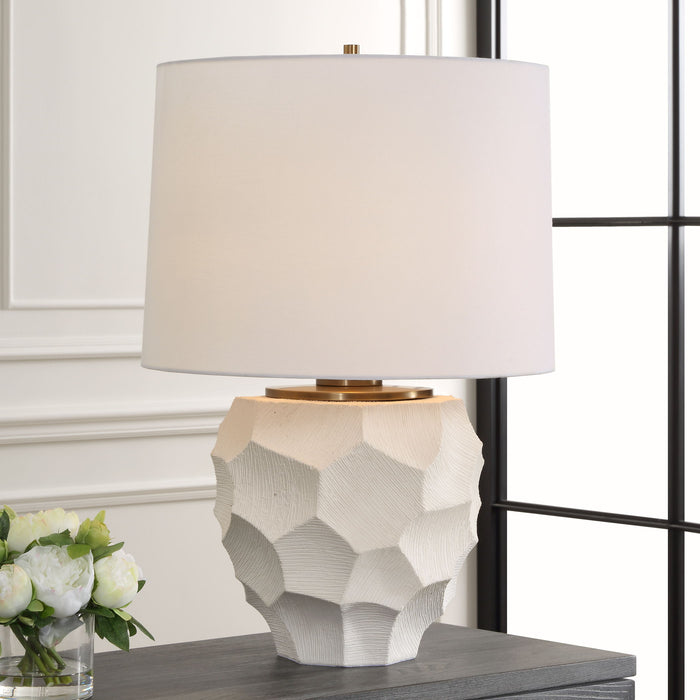 On Edge - Chalk White Table Lamp