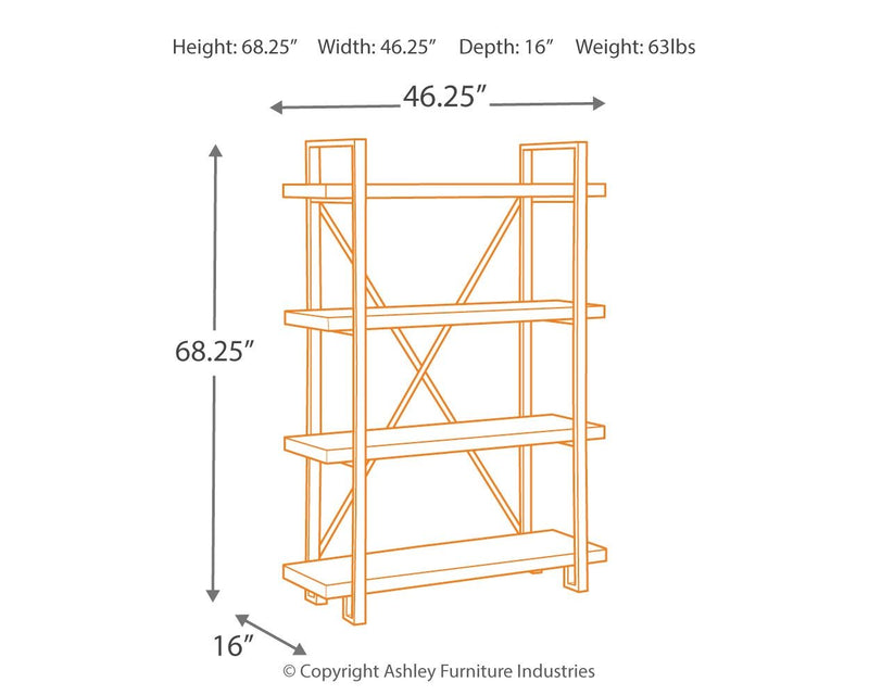 Forestmin - Bookcase - Brown / Black