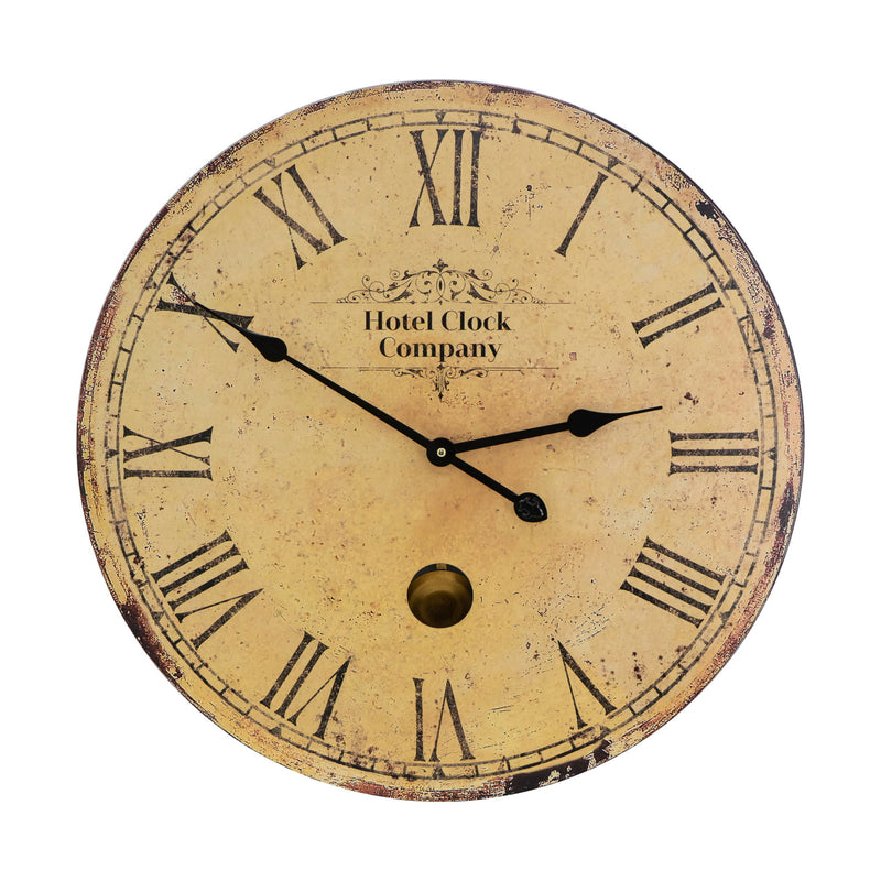 Wall Clock - Beige
