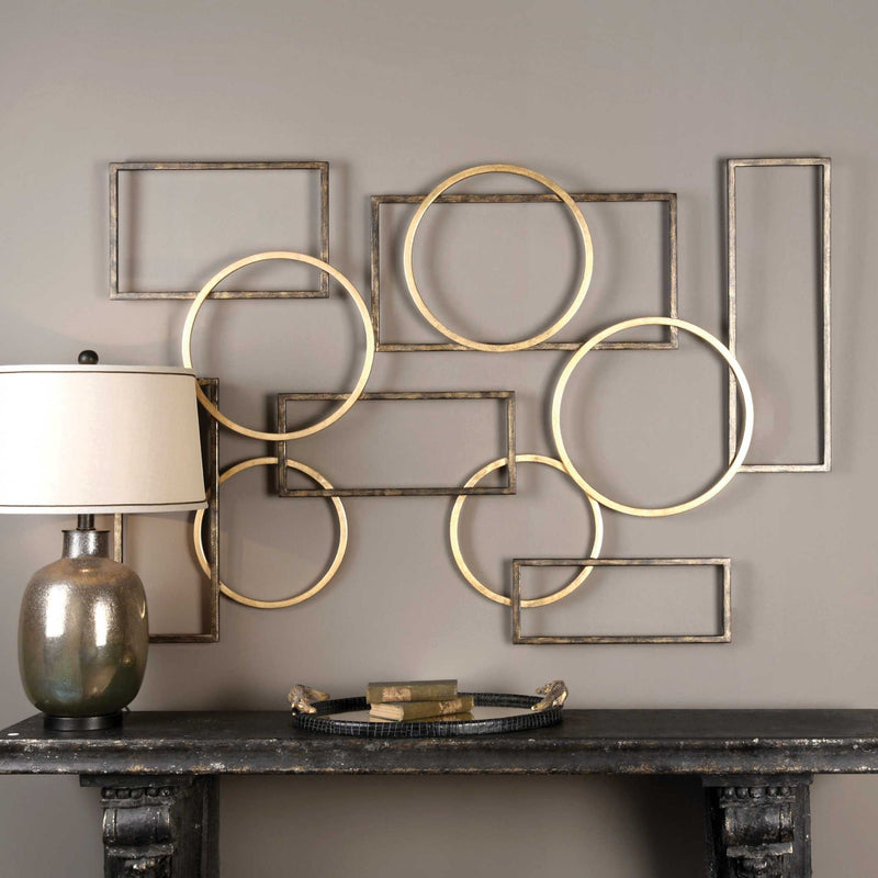 Elias - Wall Art - Bronze And Gold