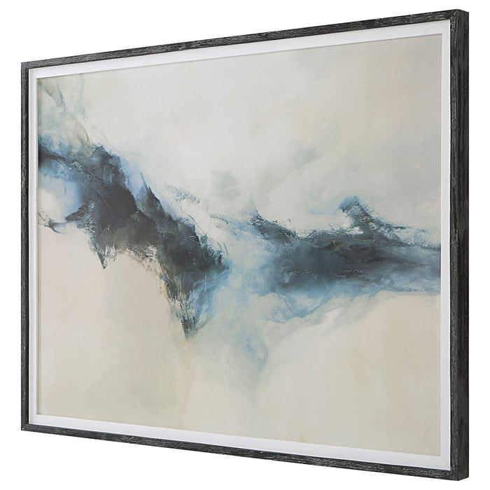 Terra Nova - Abstract Framed Print - Beige