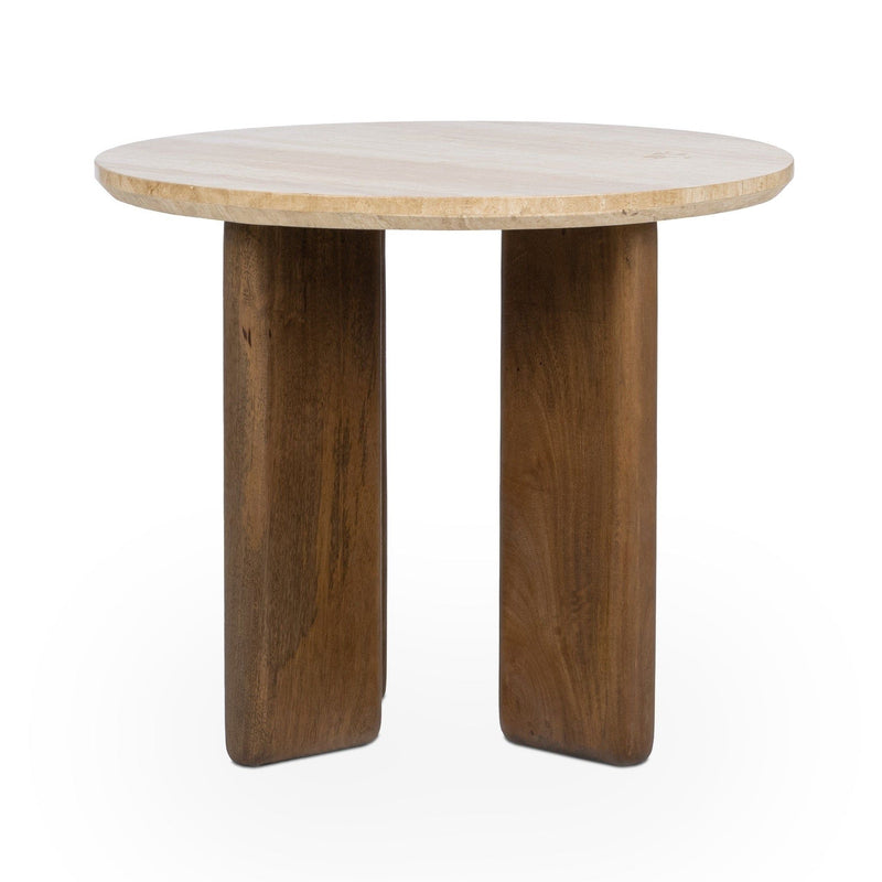 Idella - Travertine Round Table