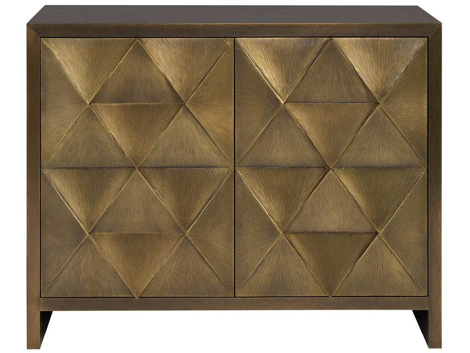 Modern - Origami Hall Chest - Gold