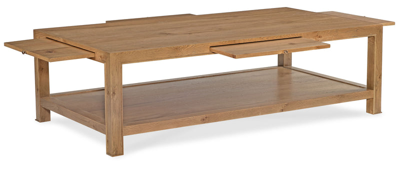 Cashiers - Large Rectangle Cocktail Table - Almond