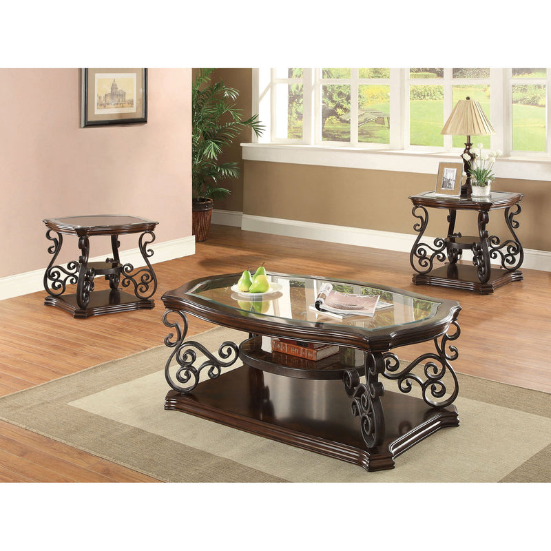 Arrize - Coffee And End Table Set With Scroll Legs