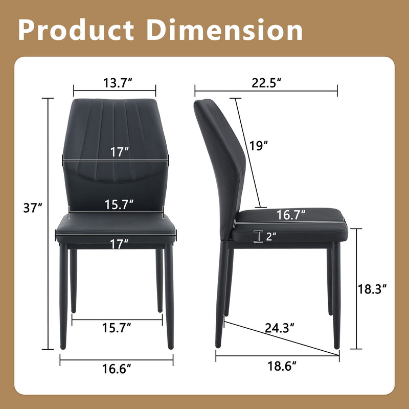 Dining Chairs With Shell Pattern, Comfort And Style