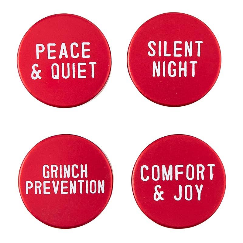 Face to Face Holiday Therapy Wine Stoppers - Comfort
