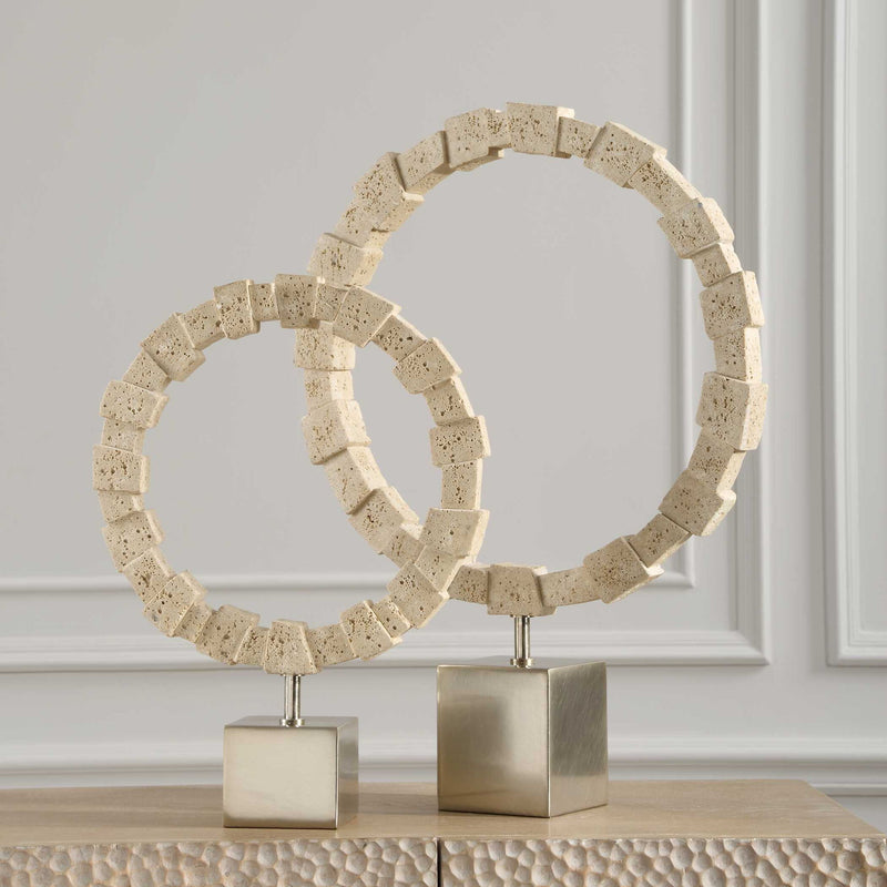 Ivory Fusion - Stone Rings (Set of 2)