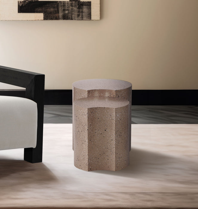 Dimple - Modular End Table - Terazzo Finish