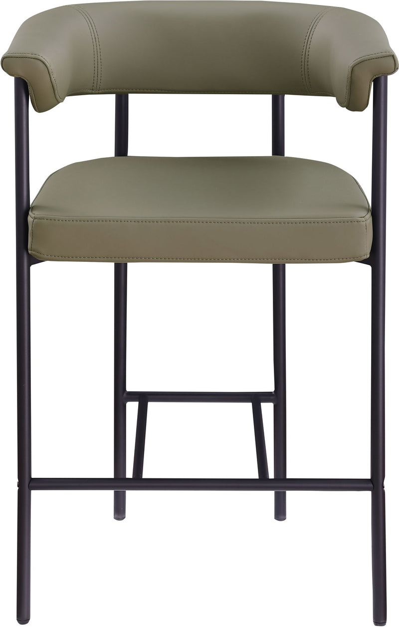 Malin - Faux Leather Counter Stool (Set of 2)