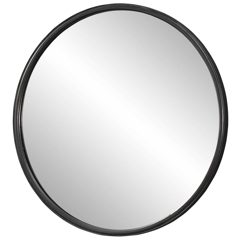 Dawsyn - Round Mirror - Black