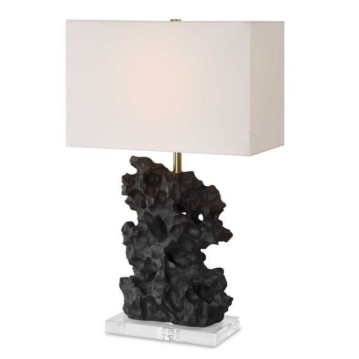 Basalt - Black Stone Table Lamp