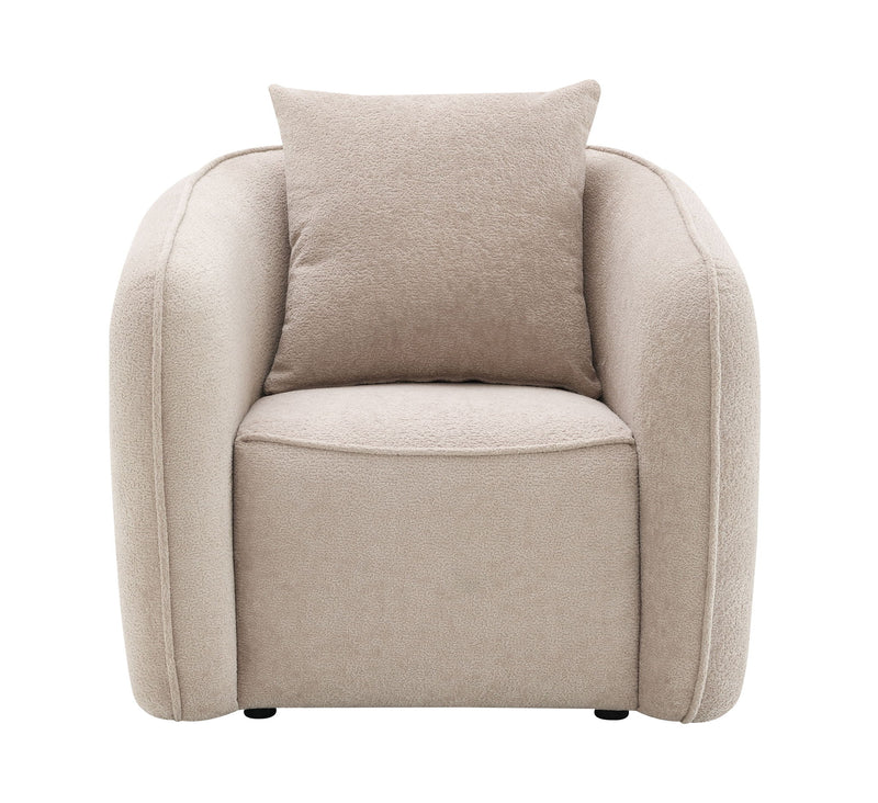 Keith - Chair With 1 Matching Color Toss Pillows