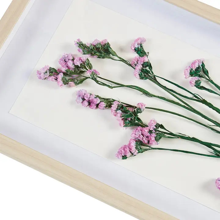Fresh Flowers Floral Shadowbox Wall Art Décor | Set of 2 | 12Wx24H Each
