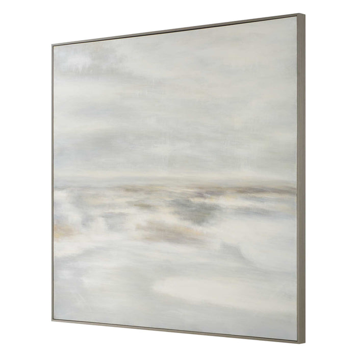 Furthest Thing - Canvas Landscape Art - Brown / Gray / White