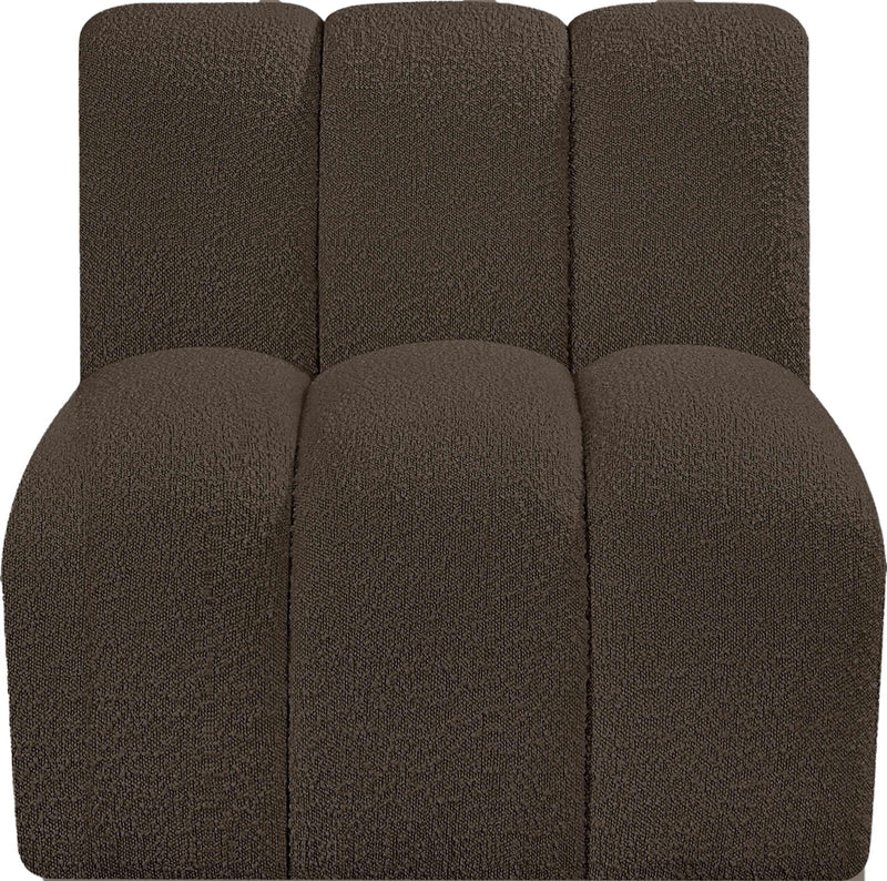 Arc - Boucle Fabric Straight Chair