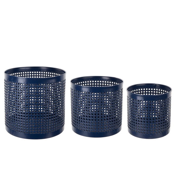 Indigo Open Weave Planter