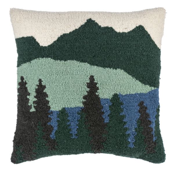 Punch Hook Forest Pillow
