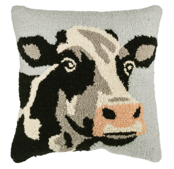 Farm Animal Punch Hook Pillow