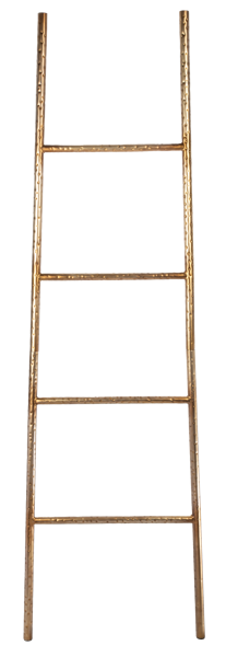 Gold Four Tier Ladder Rack