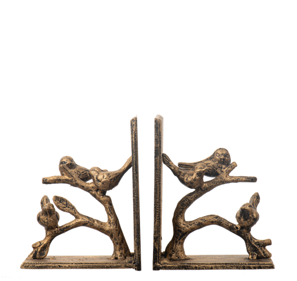 Gold Bookends